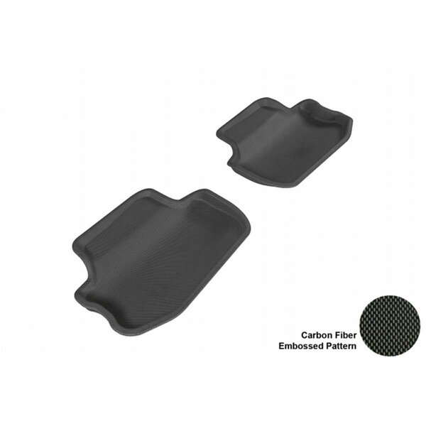 3D Maxpider CHEVROLET CAMARO 2010-2014 KAGU BLACK R2 Floor Mat L1CH01721509